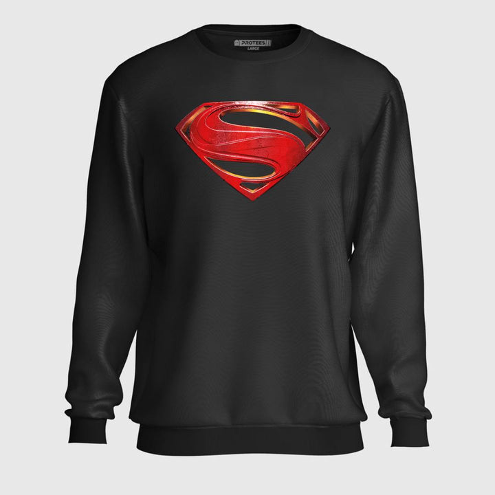 SUPERMAN GLOSSY SHIELD SWEATSHIRT