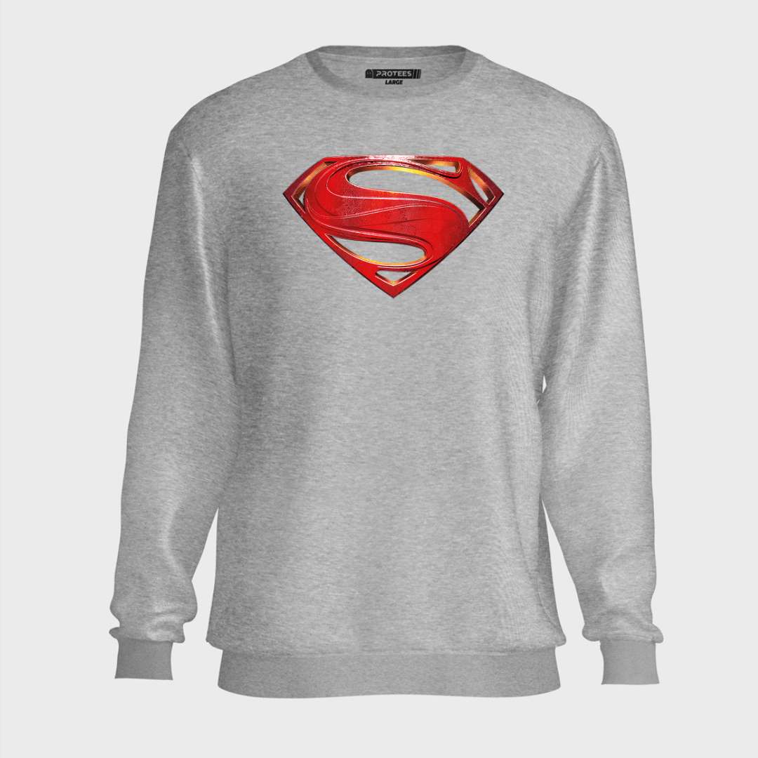 SUPERMAN GLOSSY SHIELD SWEATSHIRT