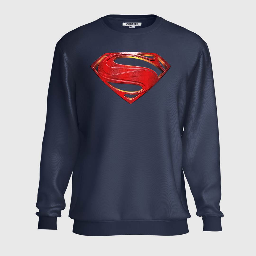 SUPERMAN GLOSSY SHIELD SWEATSHIRT