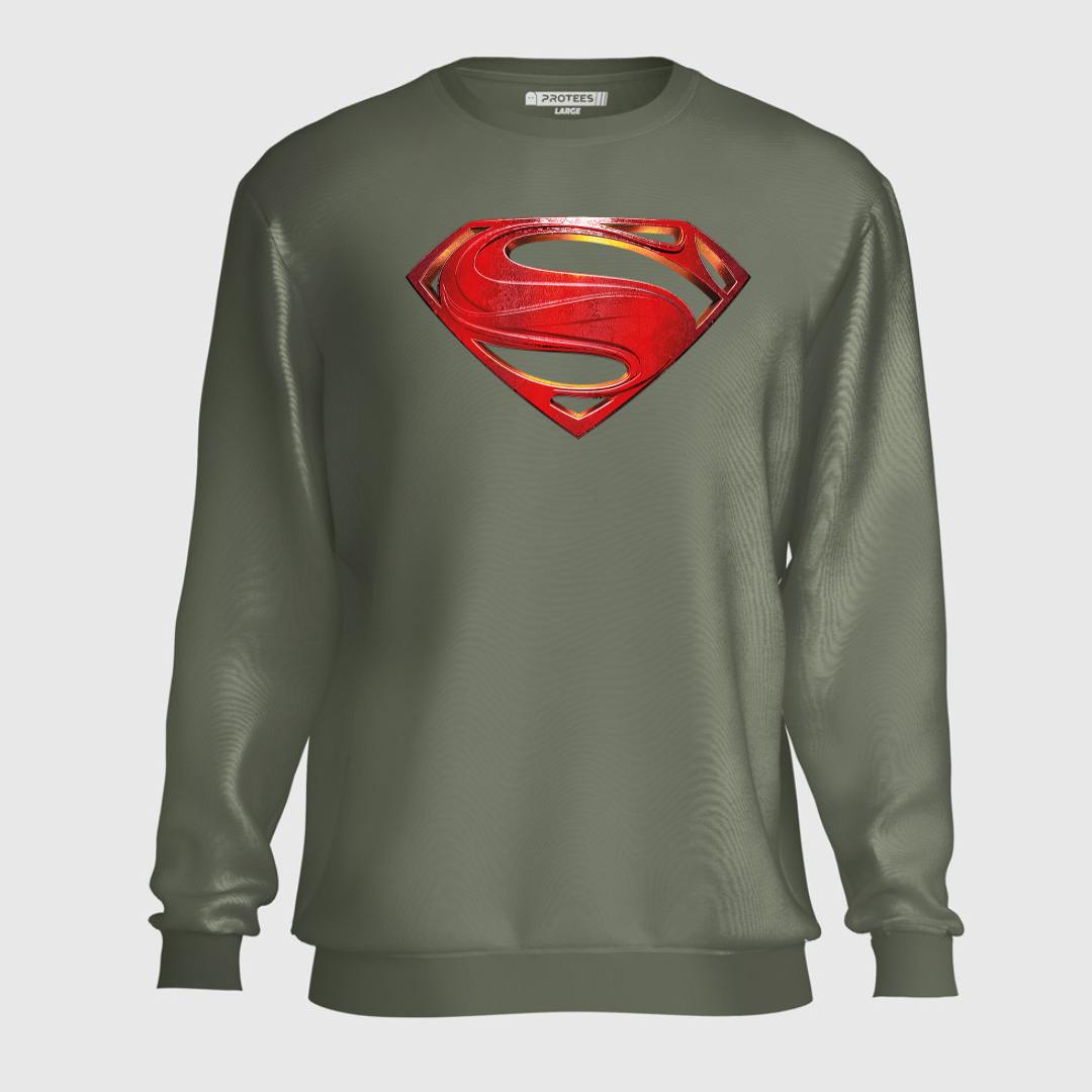 SUPERMAN GLOSSY SHIELD SWEATSHIRT