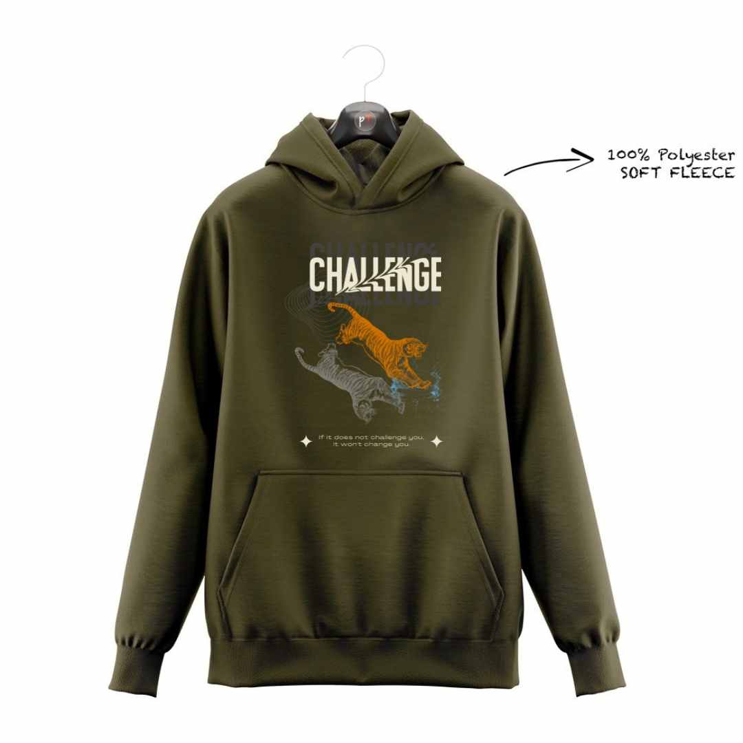 DTF -  CHALLENGE TIGER HOODIE DTF048