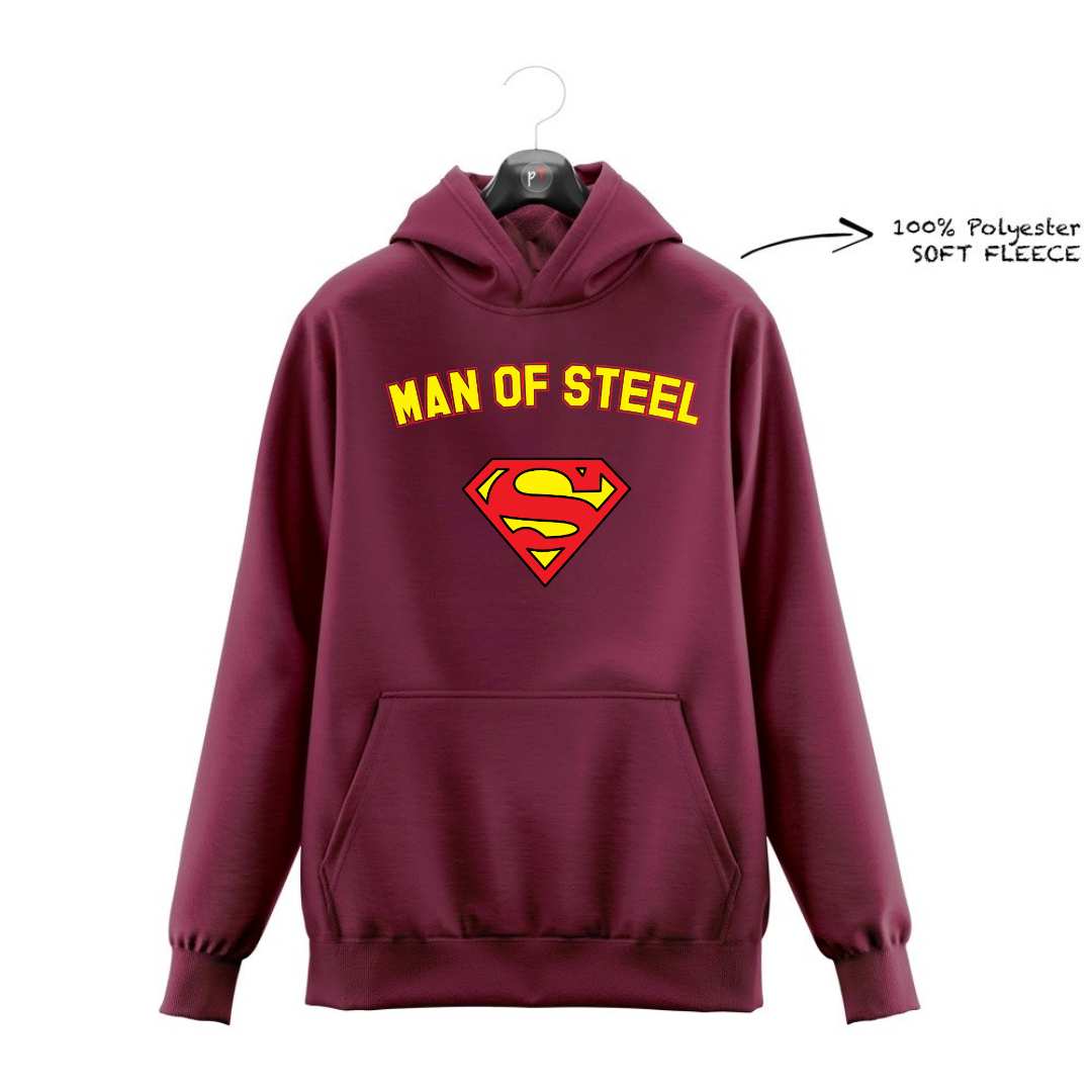 DTF -  MAN OF STEEL CLASSIC SUPERMAN HOODIE DTF036