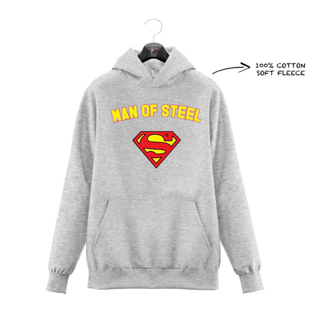 DTF -  MAN OF STEEL CLASSIC SUPERMAN HOODIE DTF036