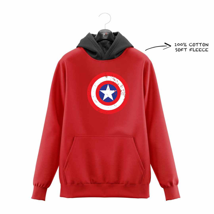 DTF -  CAPTAIN AMERICA SHIELD HOODIE DTF035