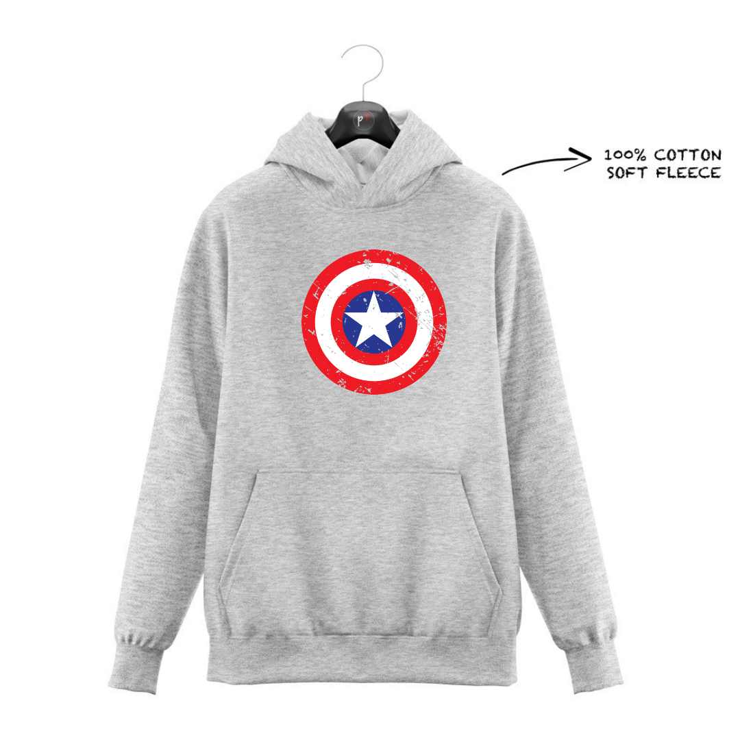 DTF -  CAPTAIN AMERICA SHIELD HOODIE DTF035