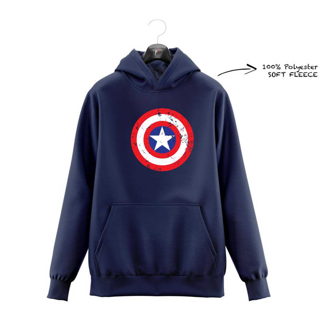 DTF -  CAPTAIN AMERICA SHIELD HOODIE DTF035