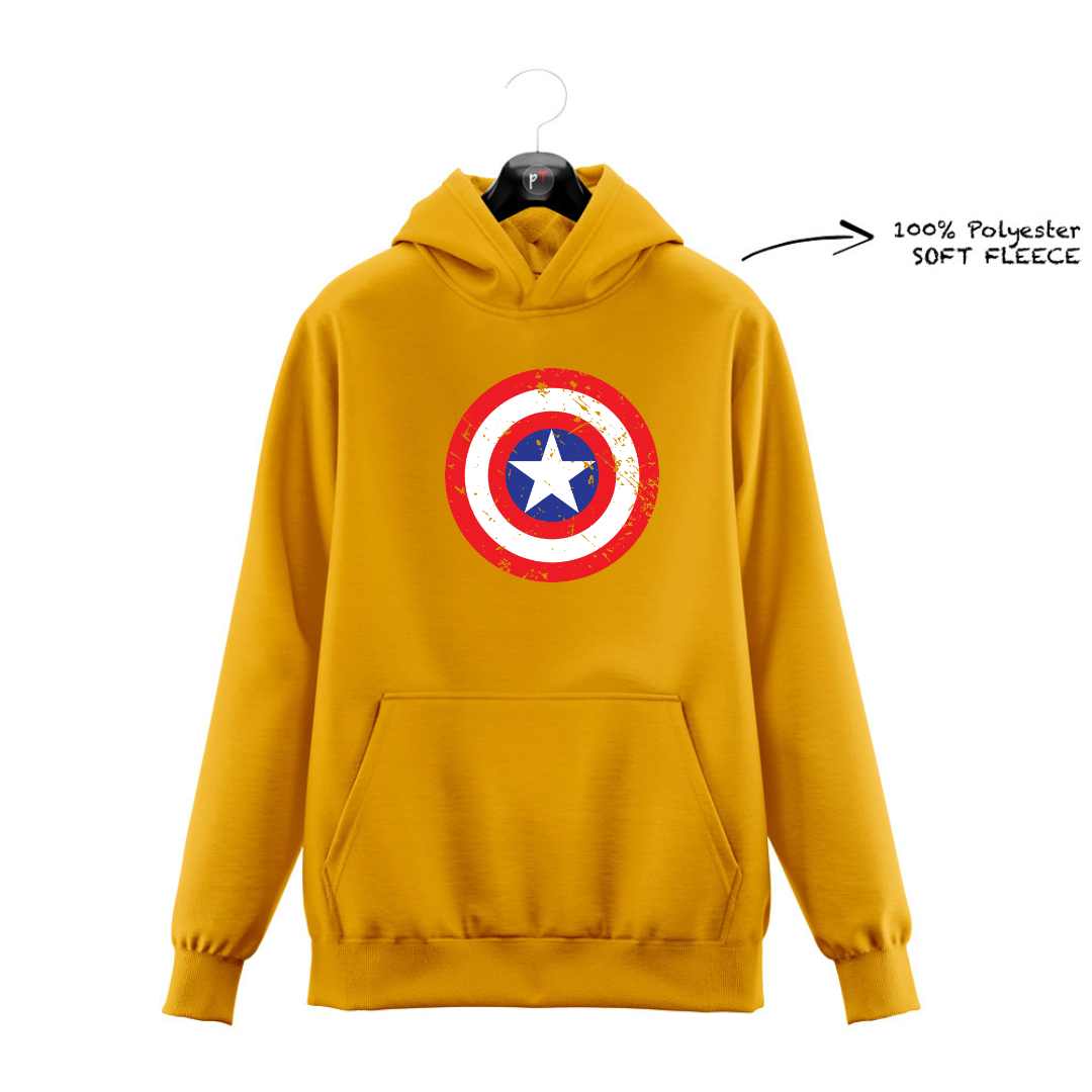 DTF -  CAPTAIN AMERICA SHIELD HOODIE DTF035