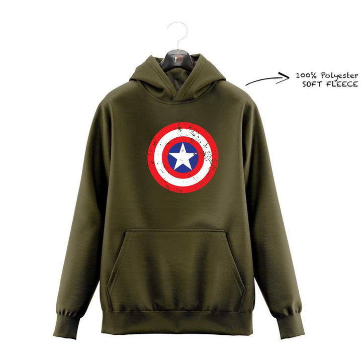 DTF -  CAPTAIN AMERICA SHIELD HOODIE DTF035