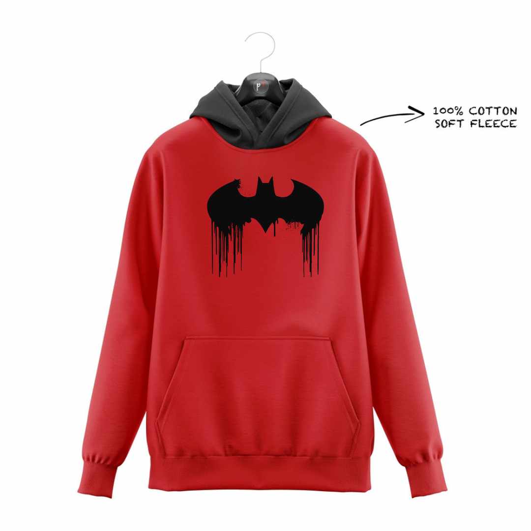 DTF -  BATMAN MELTING LOGO HOODIE DTF031