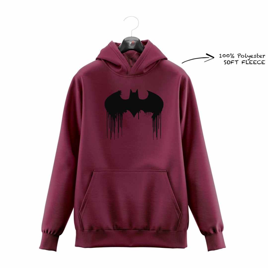 DTF -  BATMAN MELTING LOGO HOODIE DTF031