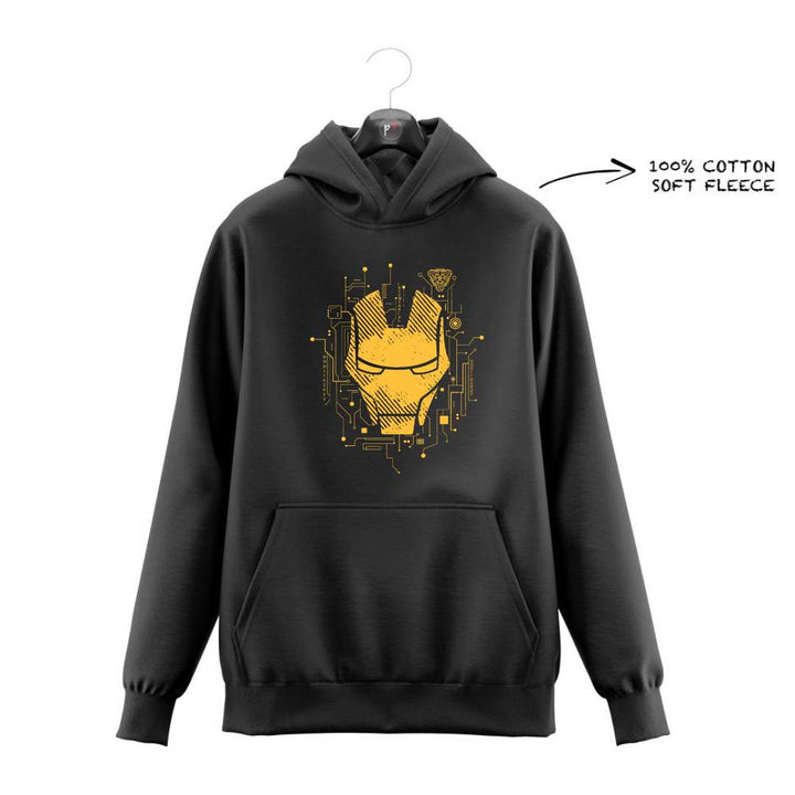LEFTOVER  HULK - IRONMAN MASK HOODIE DTF012