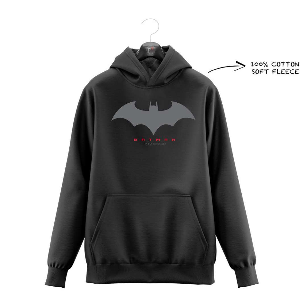 DTF - BATMAN LOGO FLEECE HOODIE DTF010