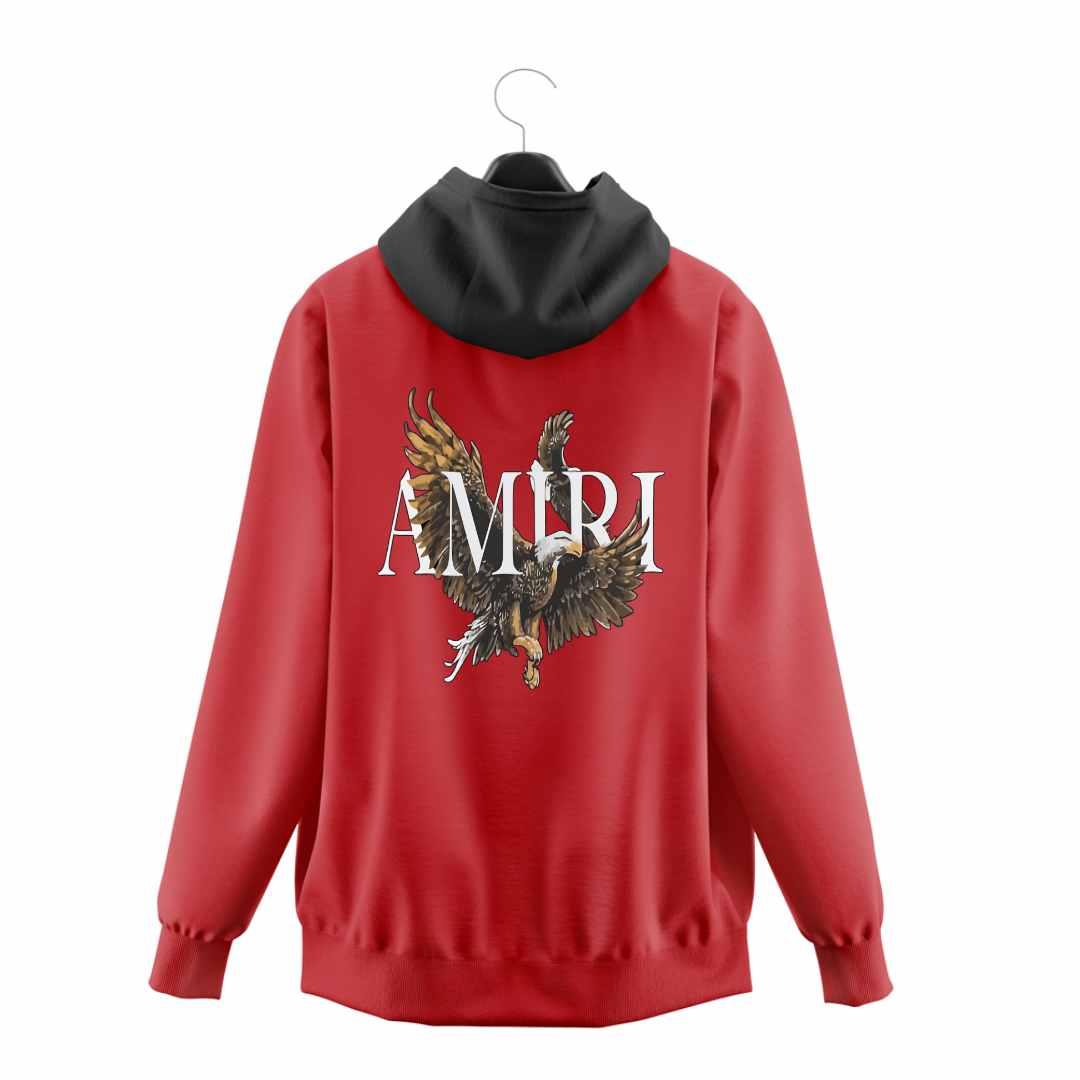 DTF -  DOUBLE SIDE AMIRI LOGO HOODIE DTF052