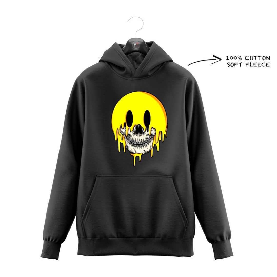 DTF -  SMILEY SKULL HOODIE DTF046