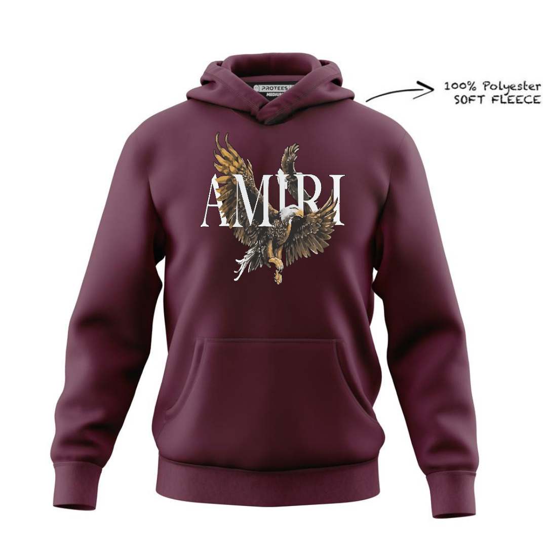 DTF -  AMIRI LOGO ONLY FRONT HOODIE DTF055