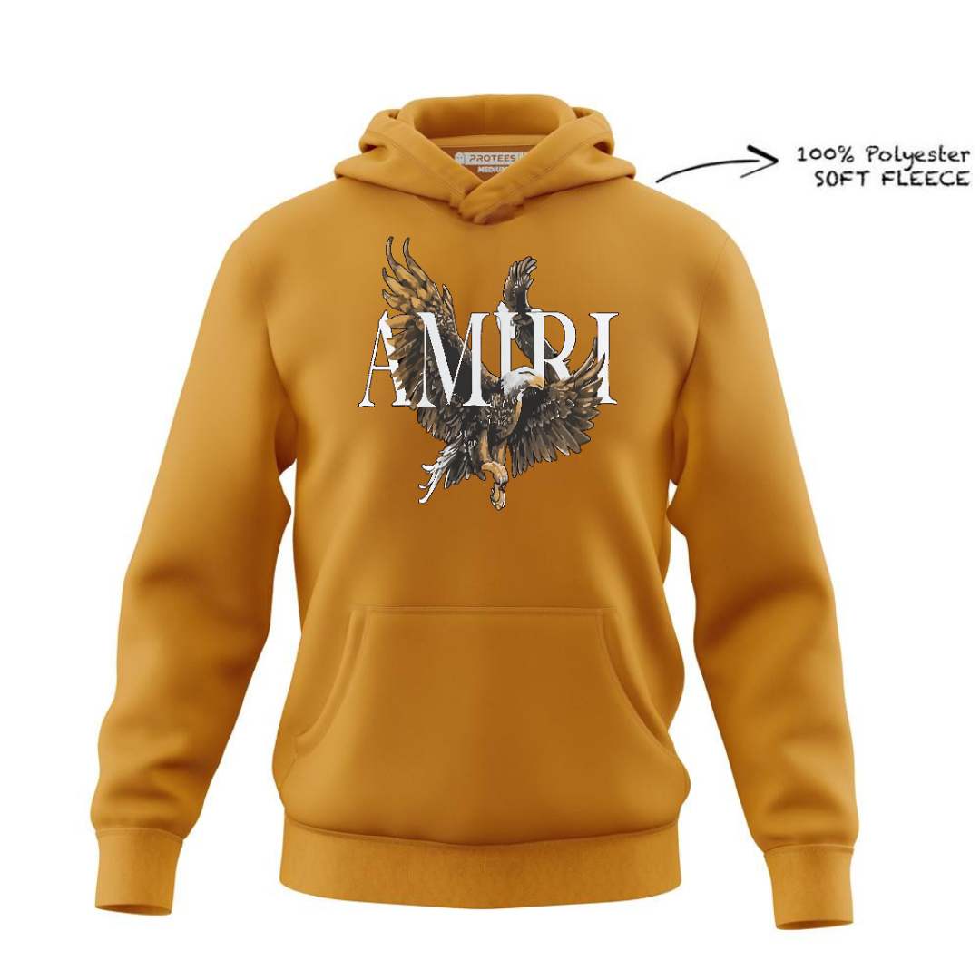 DTF -  AMIRI LOGO ONLY FRONT HOODIE DTF055