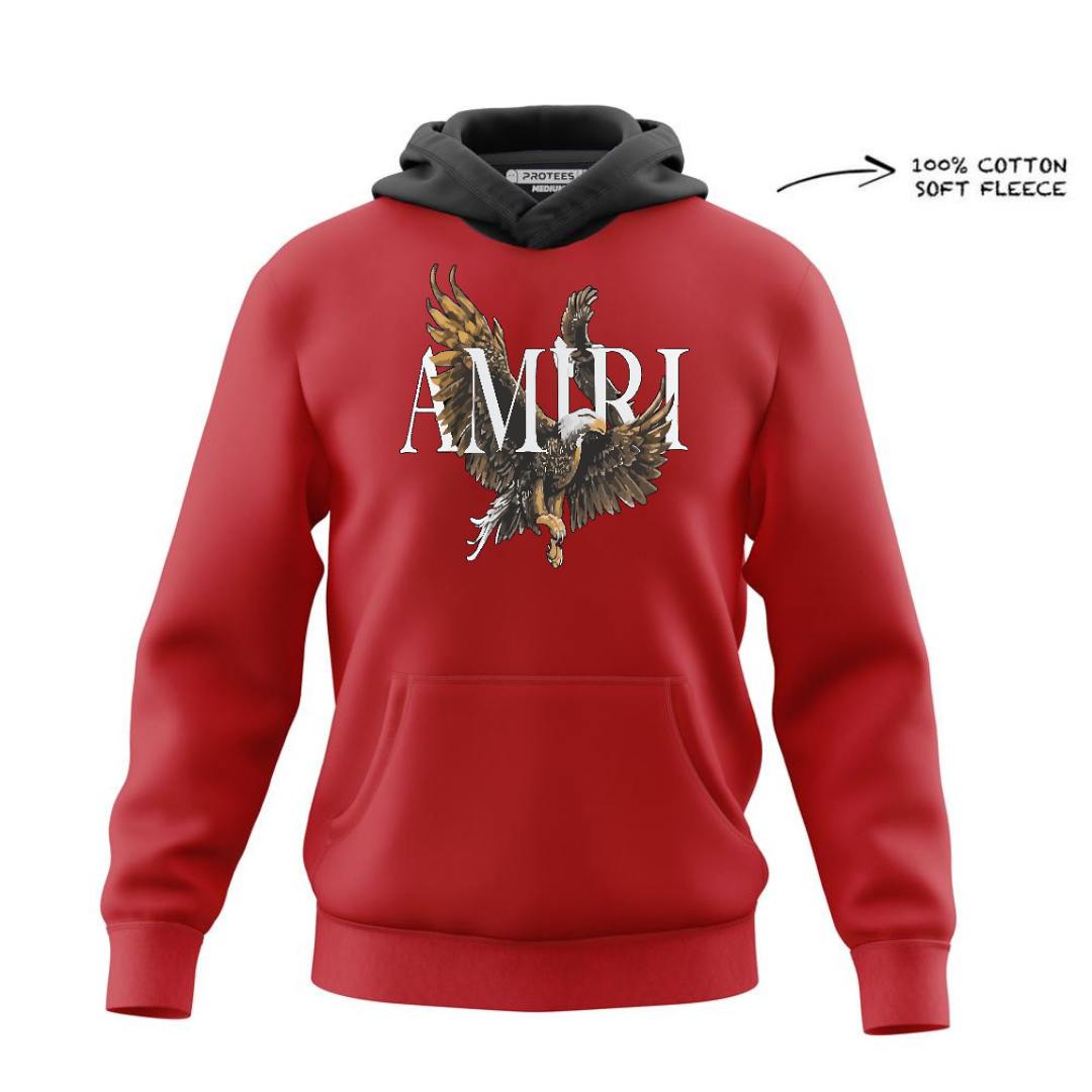 DTF -  AMIRI LOGO ONLY FRONT HOODIE DTF055