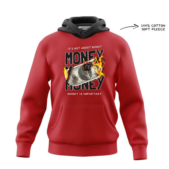 LEFTOVER DTF - NOT ABOUT MONEY HOODIE DTF047