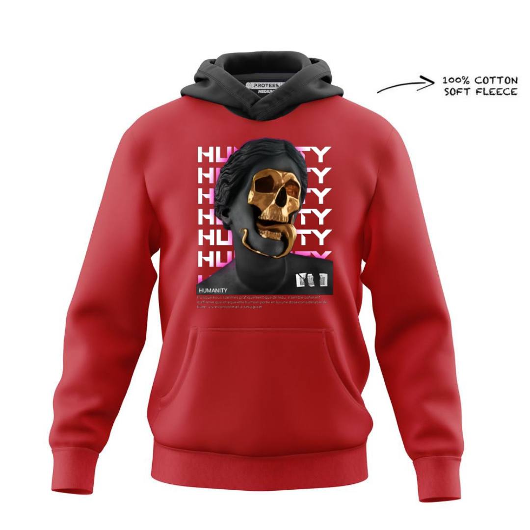 DTF -  GOLDEN SKULL HOODIE DTF029