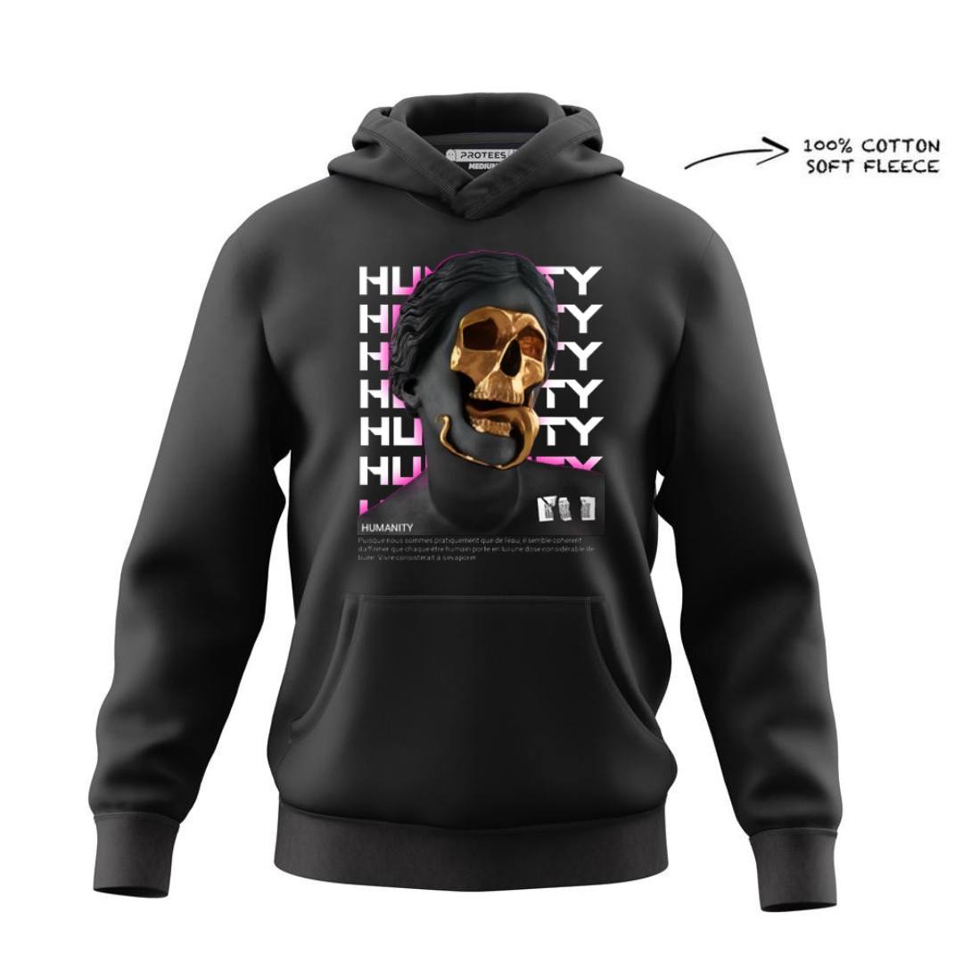 DTF -  GOLDEN SKULL HOODIE DTF029