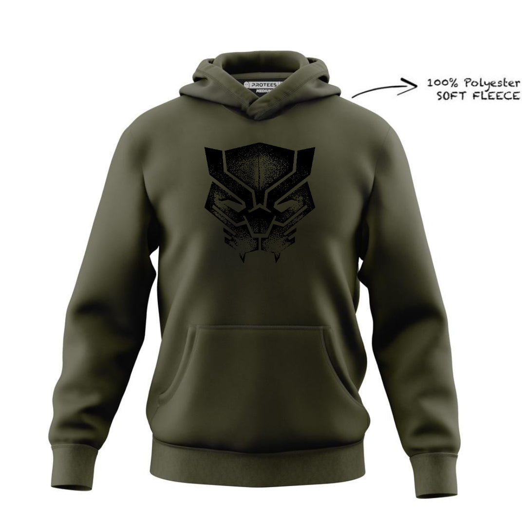 DTF - BLACK PANTHER HALF TONE LOGO HOODIE DTF076
