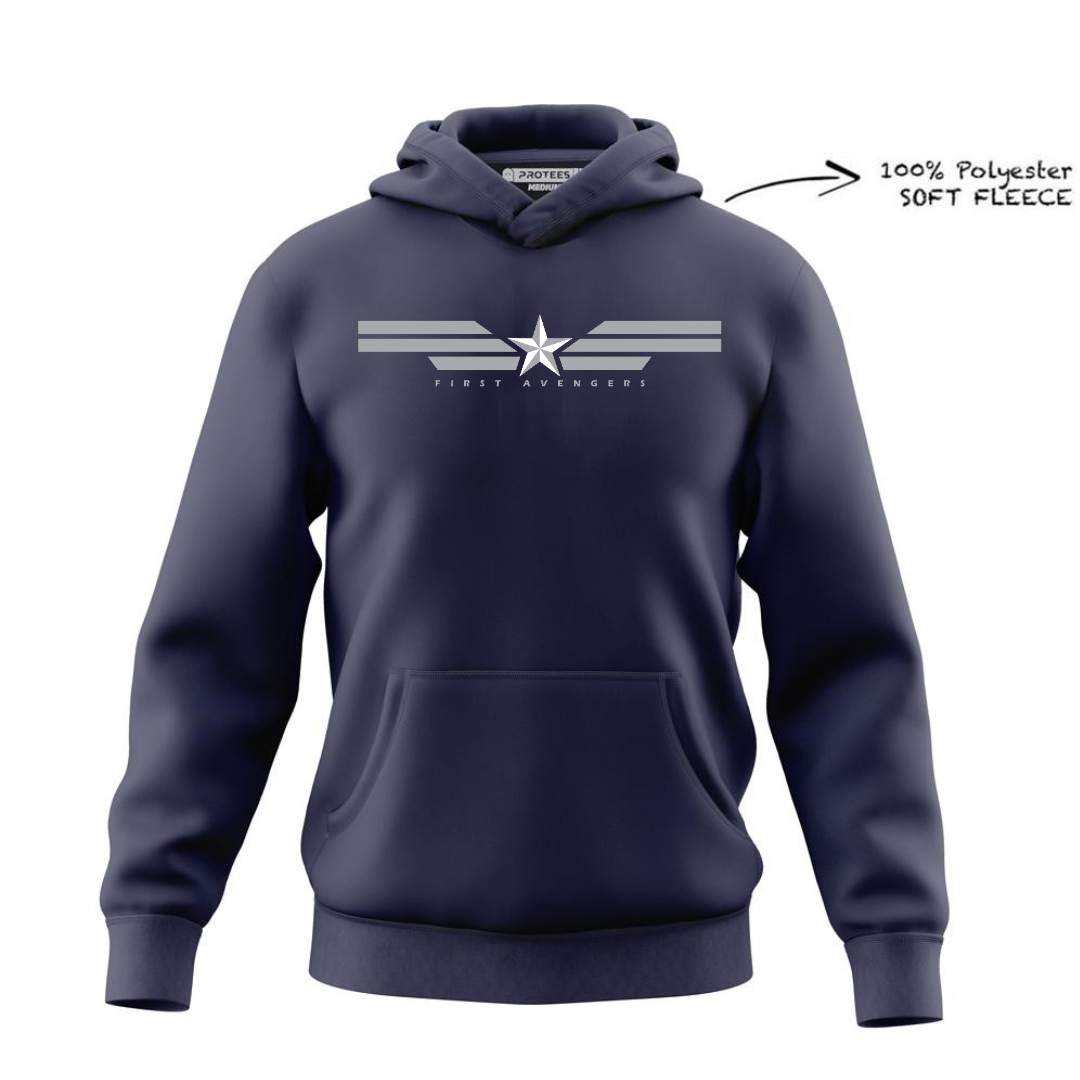 DTF -  FIRST AVENGER CAPTAIN AMERICA HOODIE DTF075