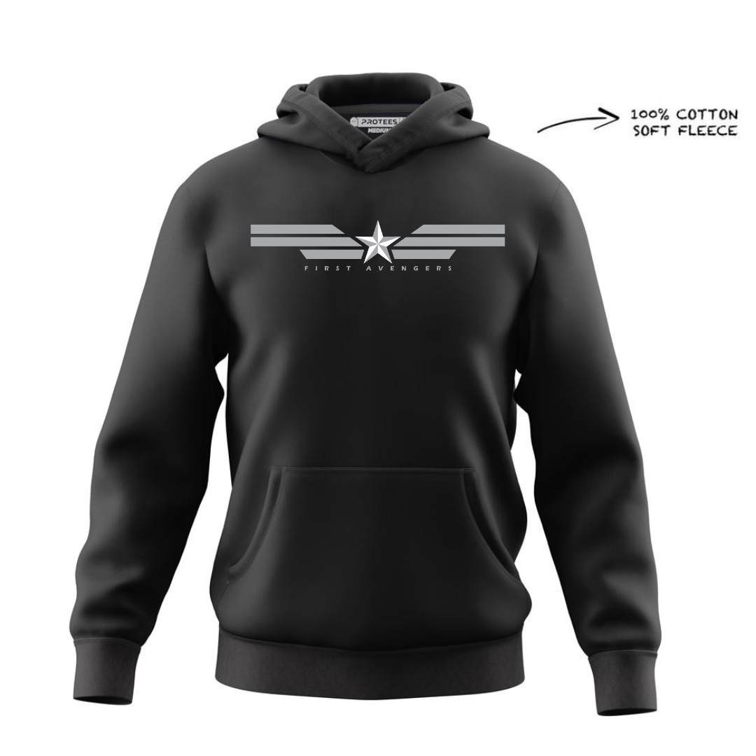 DTF -  FIRST AVENGER CAPTAIN AMERICA HOODIE DTF075