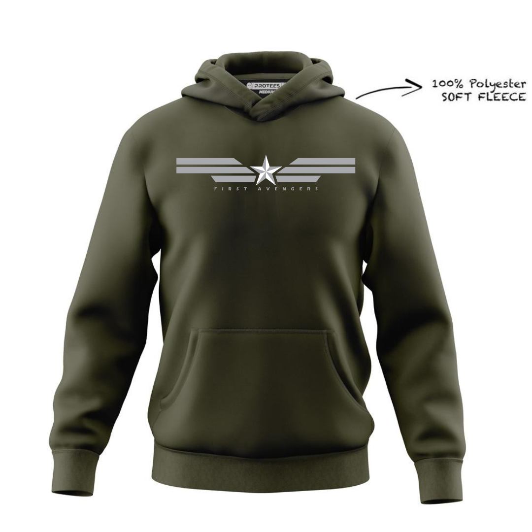 DTF -  FIRST AVENGER CAPTAIN AMERICA HOODIE DTF075