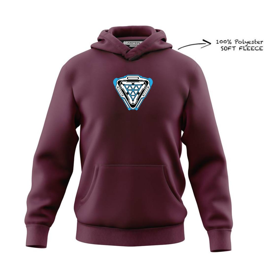 DTF - NEW ARC REACTOR FLEECE HOODIE DTF004