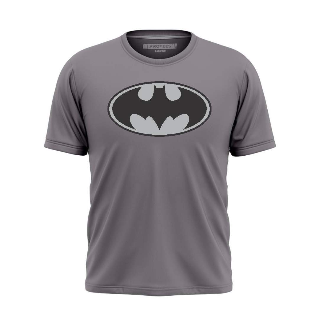 DTF - SMOKE BLACK BATMAN LOGO TEE
