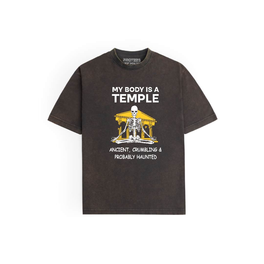 OVERSIZED TEE - MY BODY IS A TEMPLE