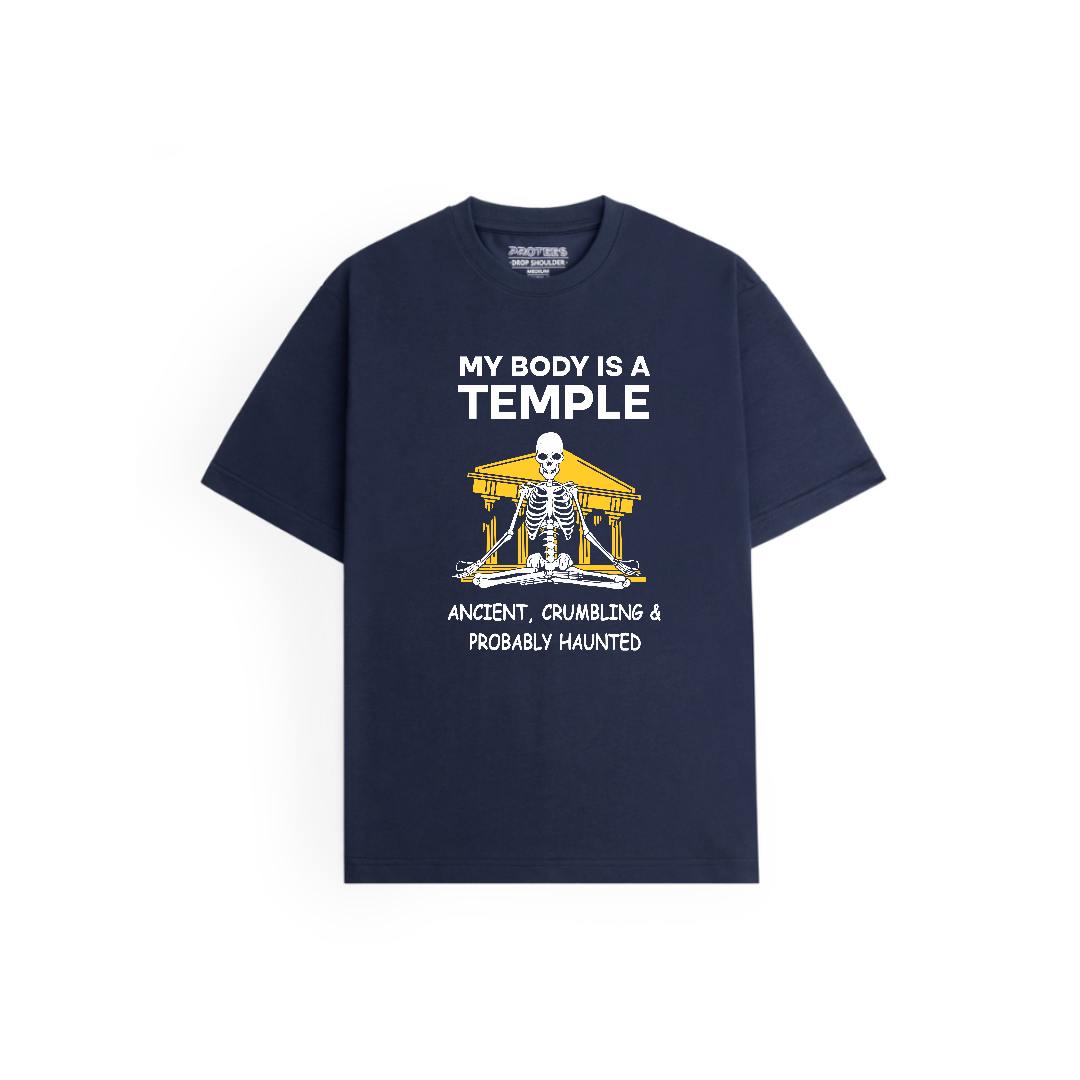 OVERSIZED TEE - MY BODY IS A TEMPLE