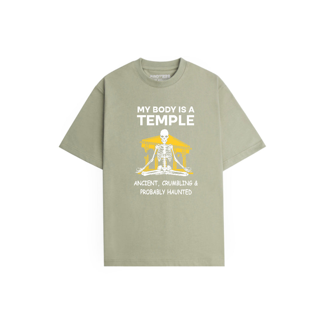 OVERSIZED TEE - MY BODY IS A TEMPLE