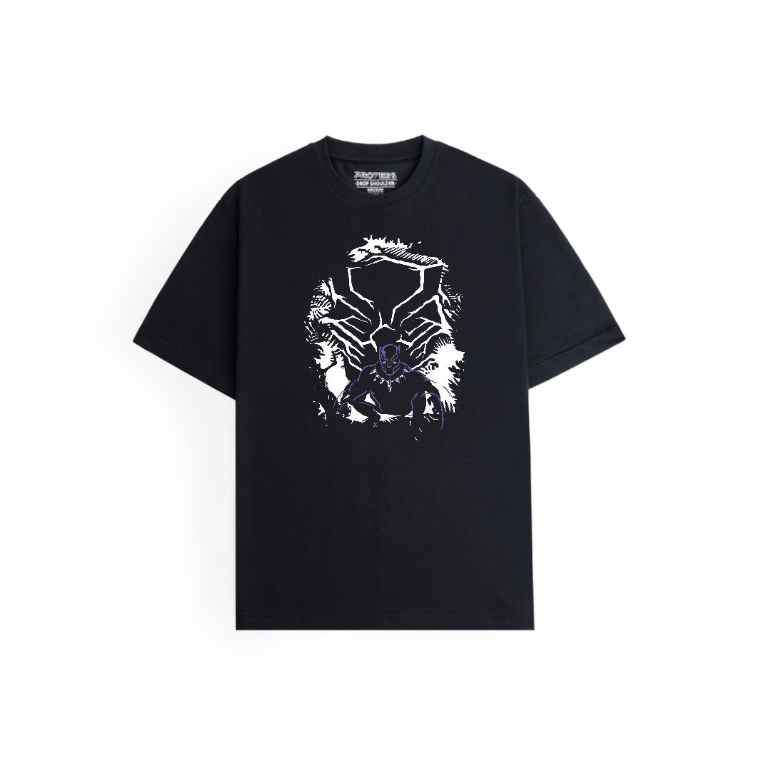 OVERSIZED TEE - BLACK PANTHER