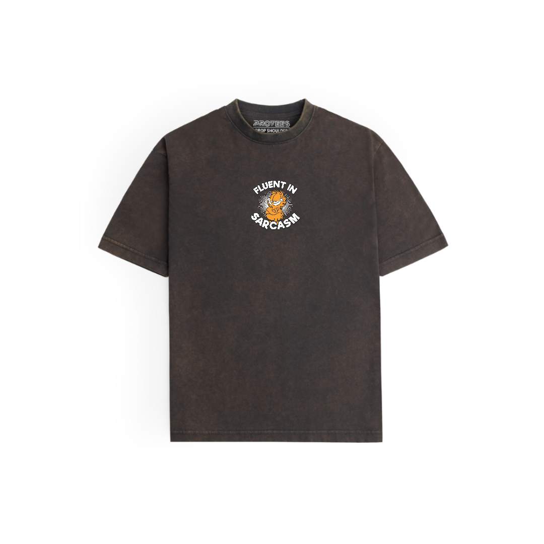 OVERSIZED TEE - FLUENT IN SARCASM