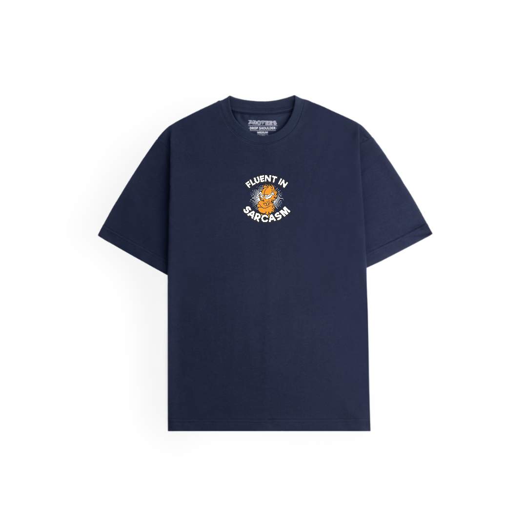 OVERSIZED TEE - FLUENT IN SARCASM