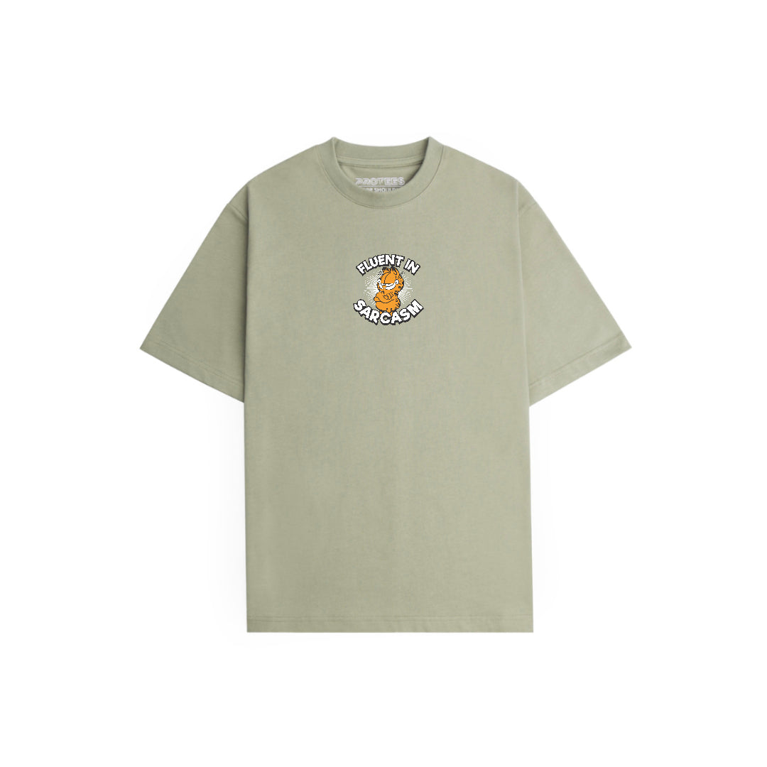 OVERSIZED TEE - FLUENT IN SARCASM