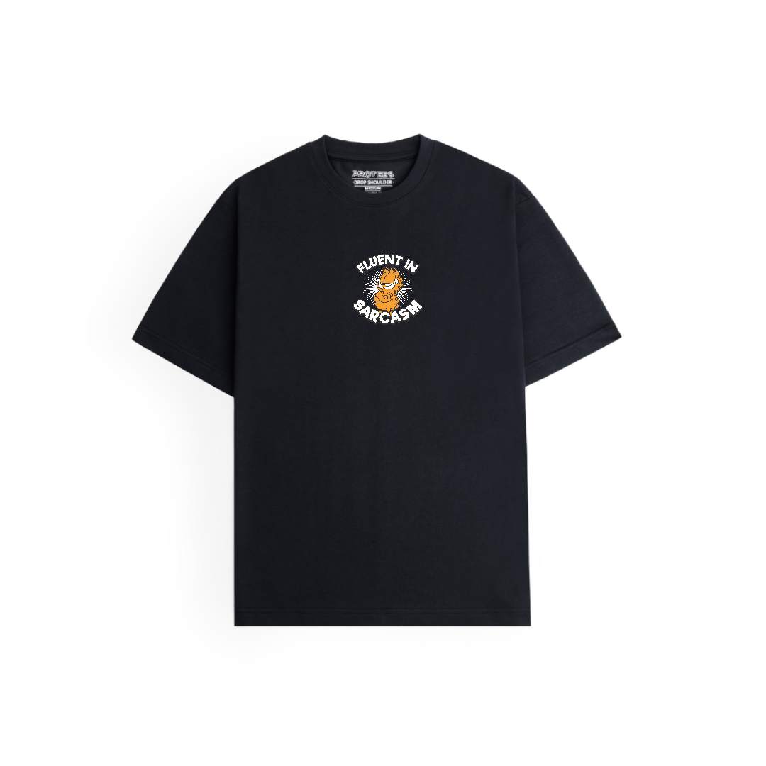 OVERSIZED TEE - FLUENT IN SARCASM