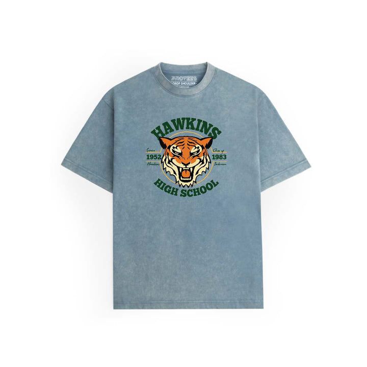 DROP SHOULDER - HAWKINS HIGH SCHOOL