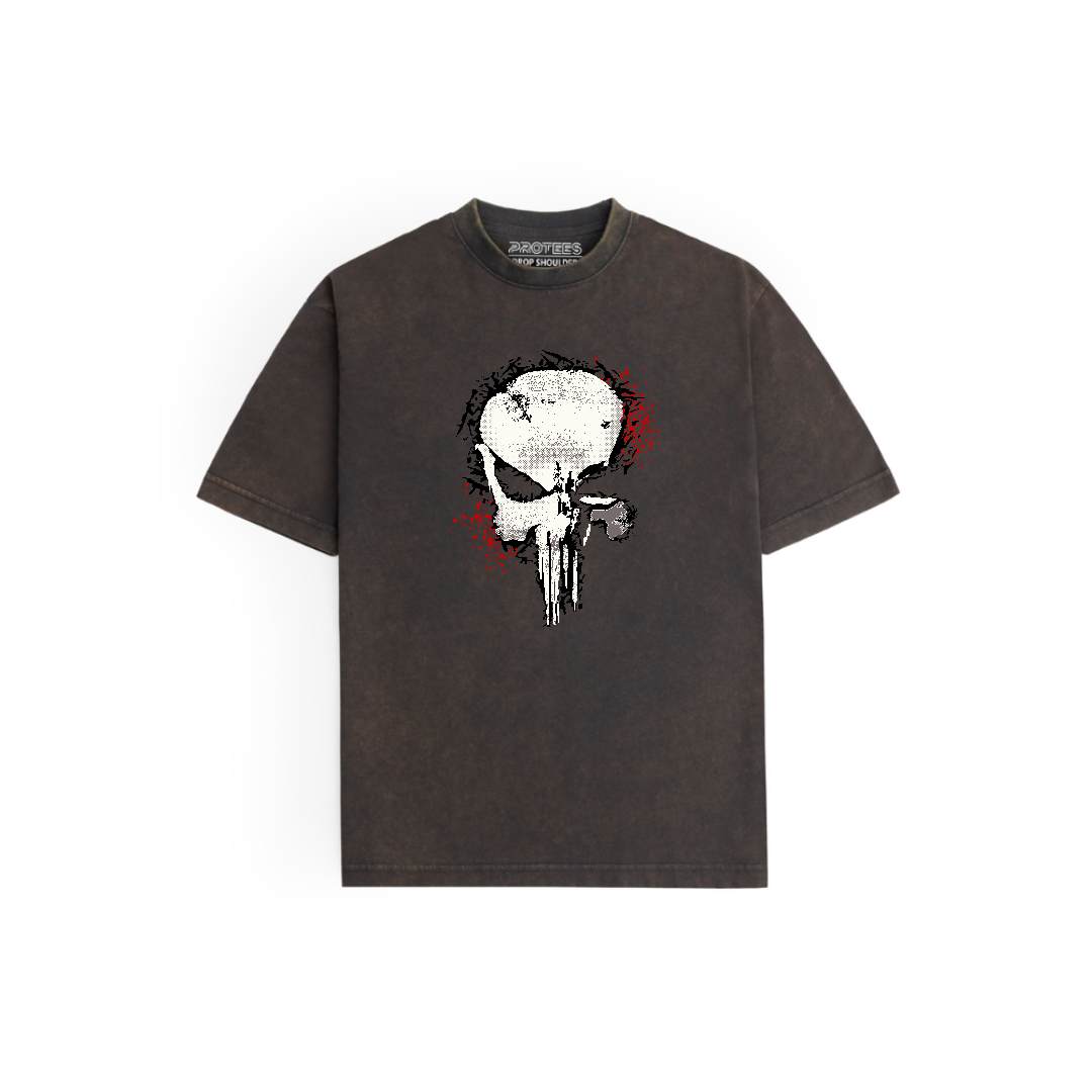 OVERSIZED TEE  - SKULL