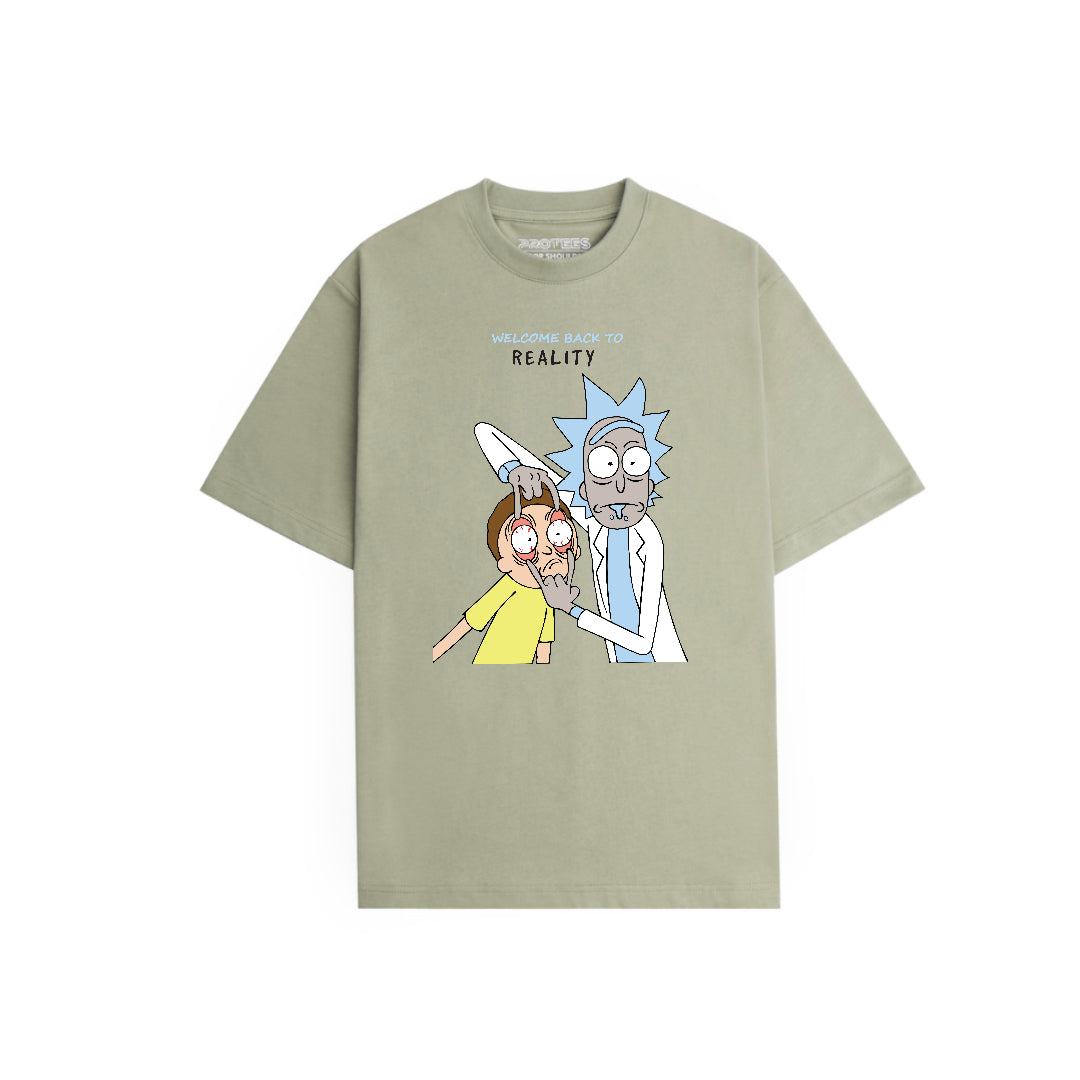 OVERSIZED TEE - WELCOME BACK TO REALITY