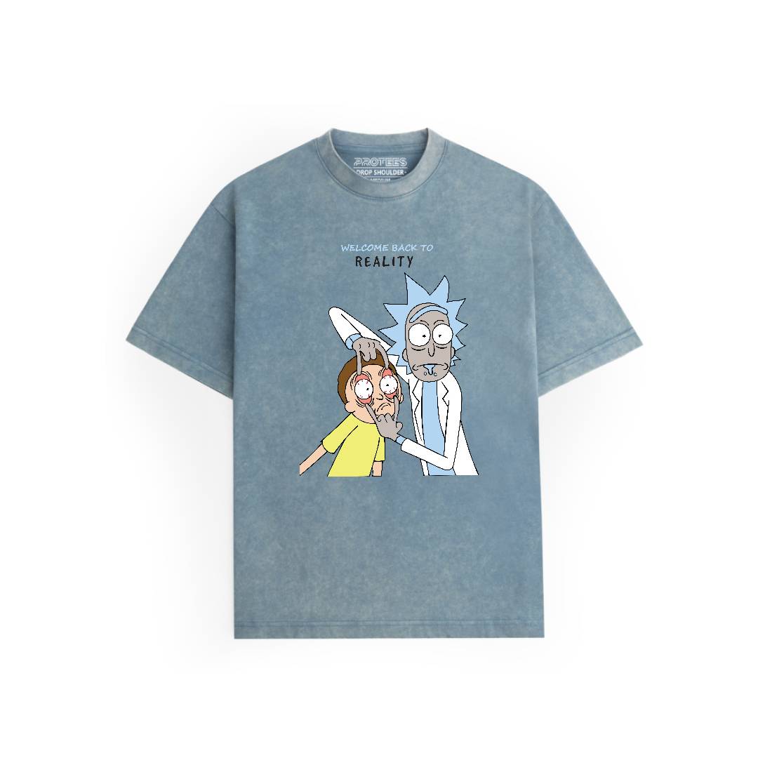 OVERSIZED TEE - WELCOME BACK TO REALITY