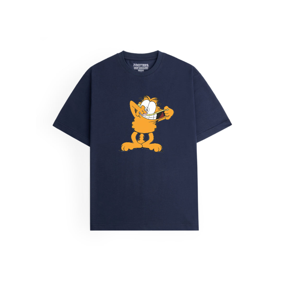OVERSIZED TEE - NAUGHTY GARFIELD