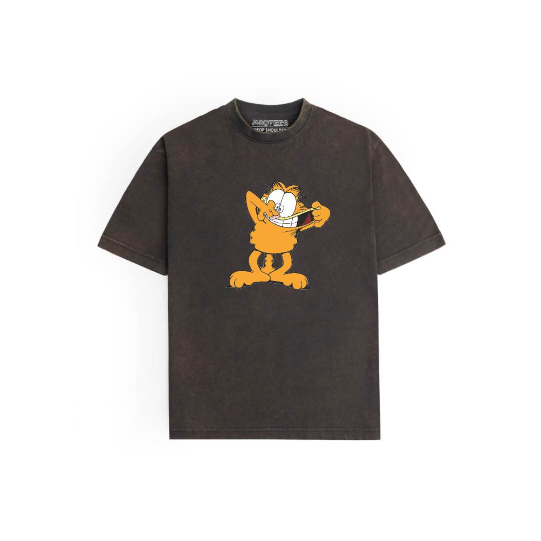 OVERSIZED TEE - NAUGHTY GARFIELD