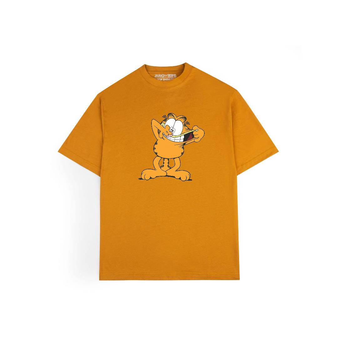 OVERSIZED TEE - NAUGHTY GARFIELD