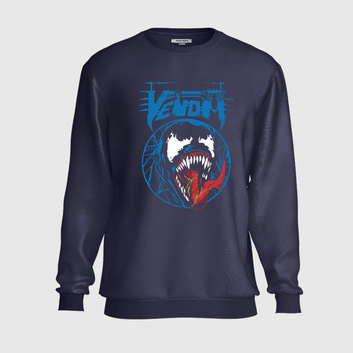 VENOM IN BLUE WEB SWEATSHIRT