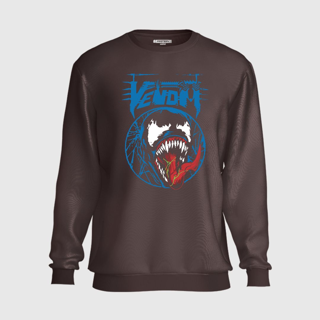 VENOM IN BLUE WEB SWEATSHIRT