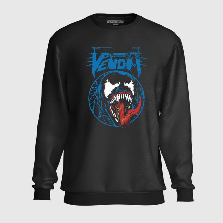 VENOM IN BLUE WEB SWEATSHIRT