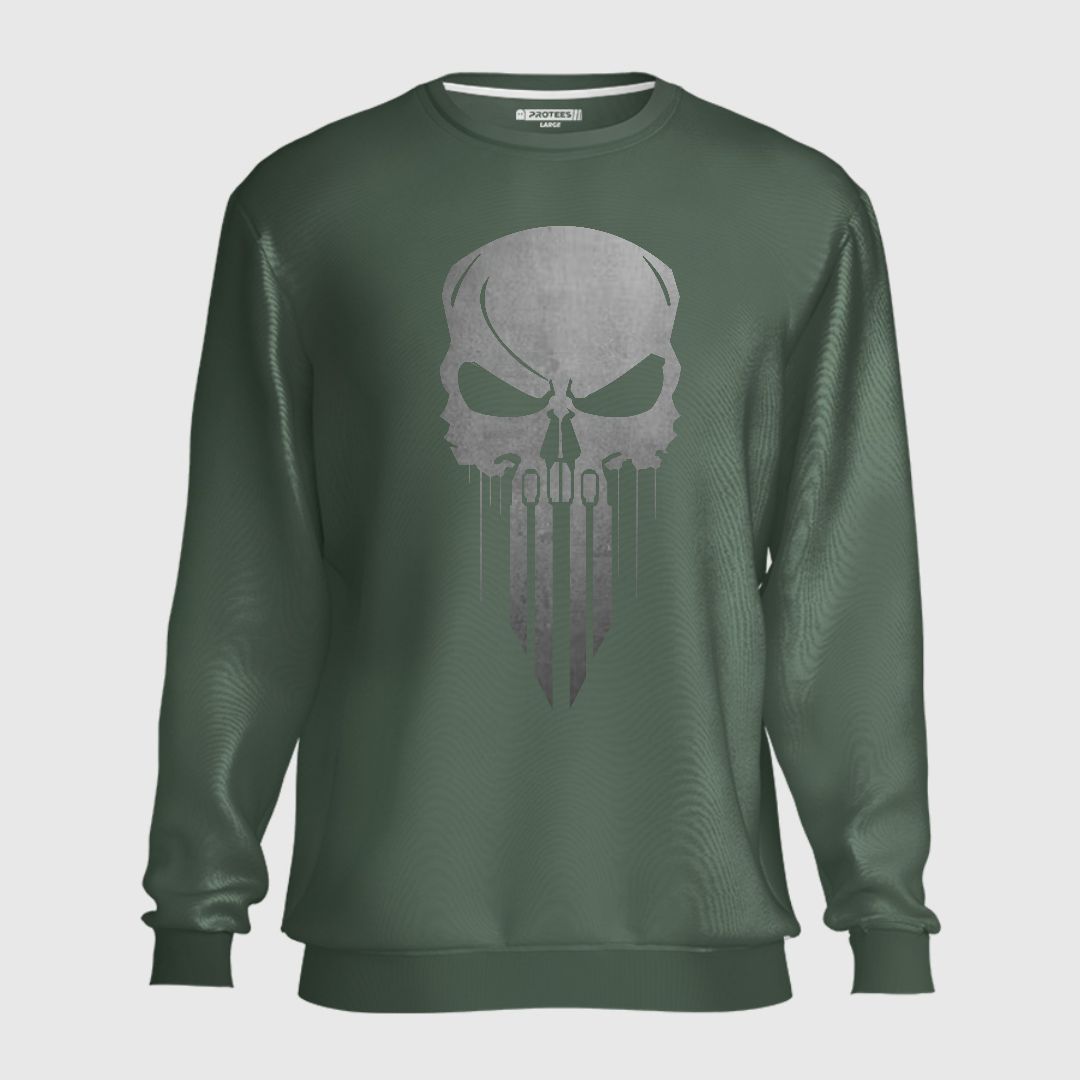 DTF - FADED SKULL SWEATSHIRT
