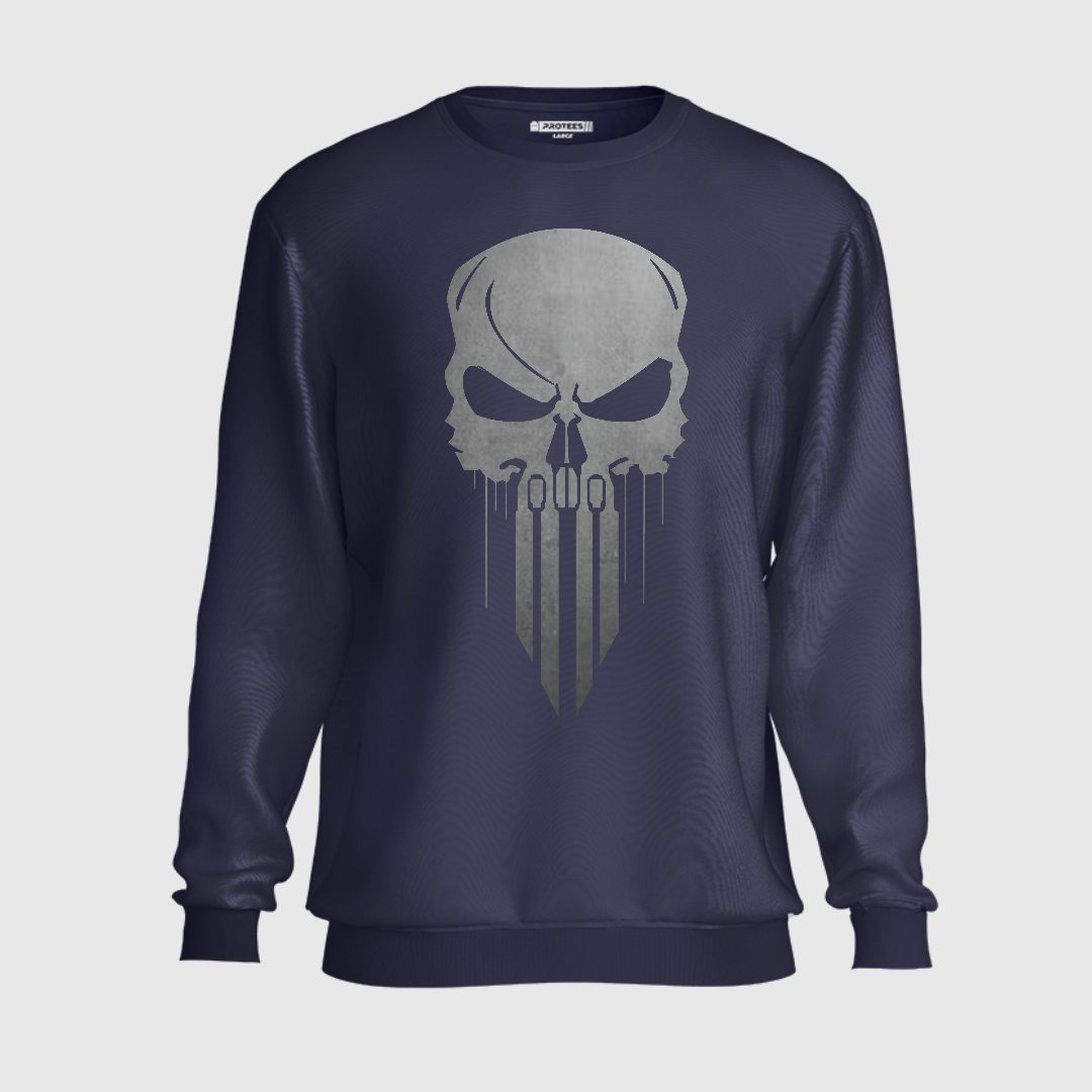DTF - FADED SKULL SWEATSHIRT